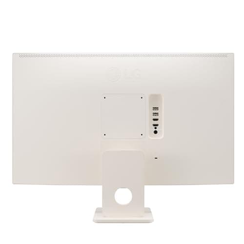 LG 27SR50F-W Smart Monitor 27-Inch FHD (1920x1080) IPS Display, webOS 23, HDR 10, x2 Built-in Speakers, AirPlay 2, Screen Share, Bluetooth, ThinQ App, Remote Control, White
