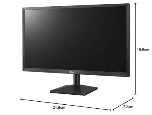 LG 24MK430H-B 24'' Class Full HD (1920 x 1080) IPS Monitor with AMD FreeSync Technology On Screen Control and Compact Bezel (HDMI, D-Sub, Headphone Jack) – Black