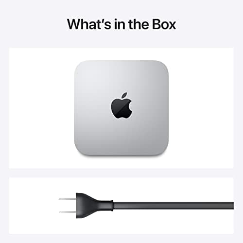Apple 2020 Mac Mini with Apple M1 Chip, 8GB RAM, 256GB SSD Storage - Silver (Renewed)