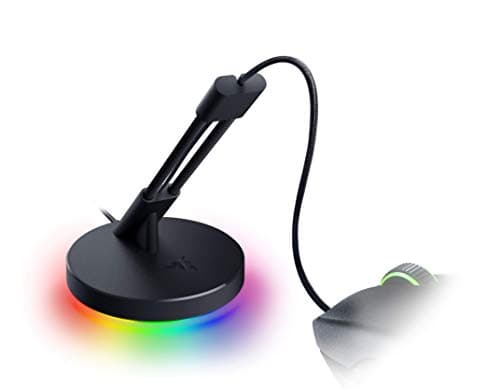 Razer Gaming Mouse Bungee V3 Chroma: Drag-Free Wired Mouse Support - for Esports-Level Performance - Weighted Base - Anti-Slip Feet - Classic Black