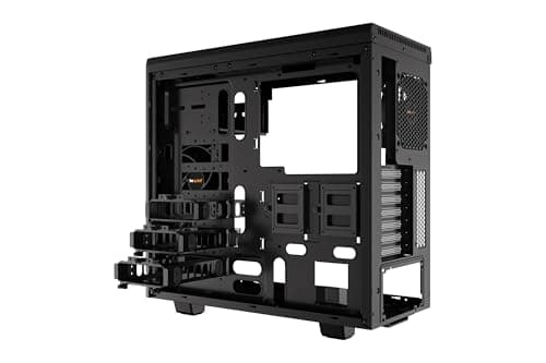 be quiet! Pure Base 600 ATX Midi Tower PC Case| 2 Pre-Installed Pure Wings Fans | Black | BG021