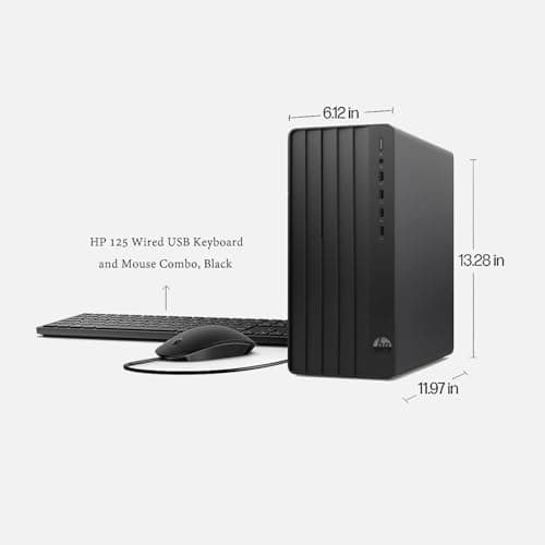 HP Pro Tower 290 G9 Business Desktop, 13th Gen Intel 4-Core Processor (Beats Core i7-9700), 64GB RAM, 2TB PCIe SSD, 2-Monitor Support 4K, HDMI, VGA, Wi-Fi, Windows 11 Pro, Black