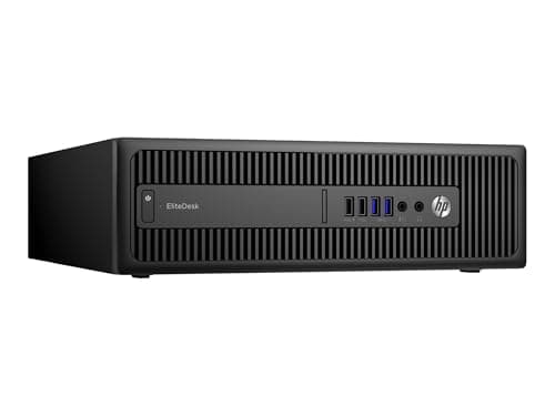 HP EliteDesk 800 G2 SFF Desktop PC Intel Core i5 6th Gen 3.20GHz 16GB RAM 512GB SSD HD Graphics 530 4K / 3-Monitor Support Display Port AC Wi-Fi Bluetooth Windows 11 Pro (Renewed)