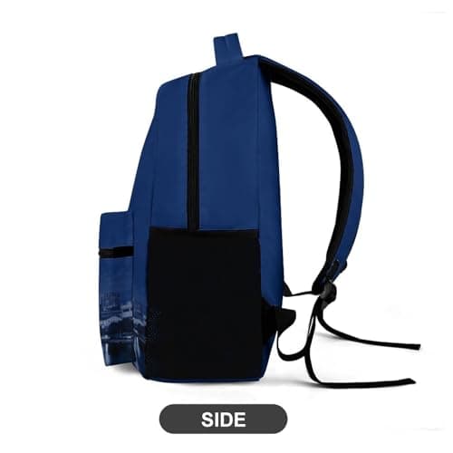 Custom Backpack For Kids Fashion Hockey City Skyline Design Personalized School Bag Best Hockey Fans Gift for Boy Girl