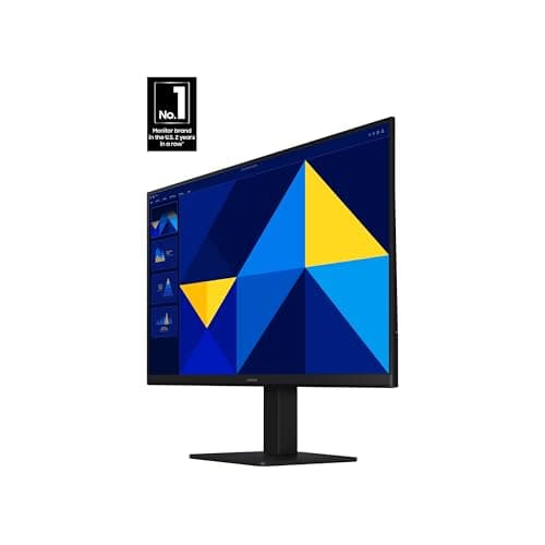 SAMSUNG 24" (S30GD) Essential Monitor with IPS Panel and Tilt Only Stand, 100Hz Refresh Rate, Ergonomic Design, Advanced Eye Care, Game Mode, LS24D304GANXZA