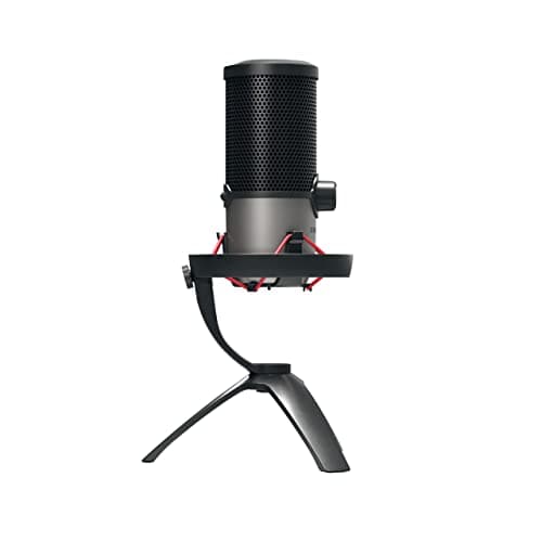 Cherry UM Series 3.0, 6.0 and 9.0 PRO RGB USB Microphone for PC, Mac, Gaming, Recording, Streaming, Podcasting, Studio and Computer Condenser. (UM 6.0 Silver)
