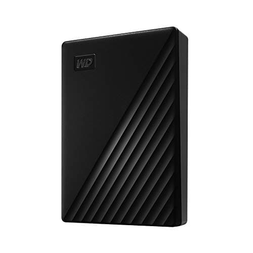 WD 5TB My Passport, Portable External Hard Drive, Black, backup software with defense against ransomware, and password protection, USB 3.1/USB 3.0 compatible - WDBPKJ0050BBK-WESN