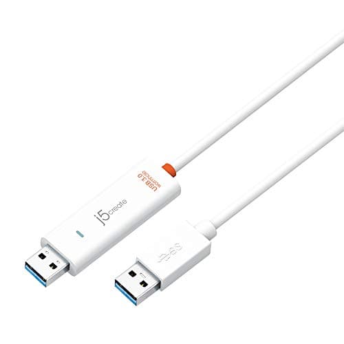 j5create JUC500 Data, Keyboard, and Mouse Sharing/Transfer USB 3.0 Cable Transfer Data Between Mac and Windows [Wormhole Switch]