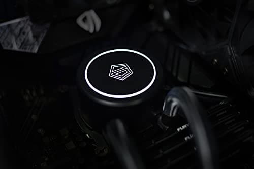 ID-COOLING FROSTFLOW X 240 CPU Water Cooler AIO Cooler 240mm CPU Liquid Cooler White LED 2x120mm PWM Fans, Intel 1700/1200/115X, AMD AM5/AM4