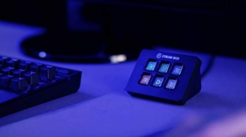 Elgato Stream Deck Mini - Live Content Creation Controller with 6 Customizable LCD Keys, for Windows 10 and macOS 10.11 or Later (Renewed)