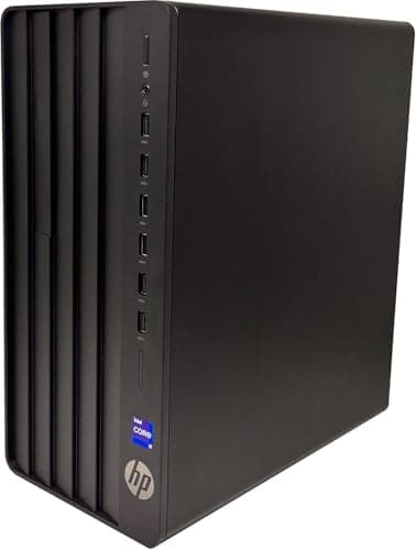 HP 290 G9 Pro Tower Desktop, Intel Core i7-12700K, 32GB RAM, 1TB NVMe SSD, USB C, HDMI, VGA, Built in Wi-Fi, Bluetooth, Windows 11 Pro, Black Computer