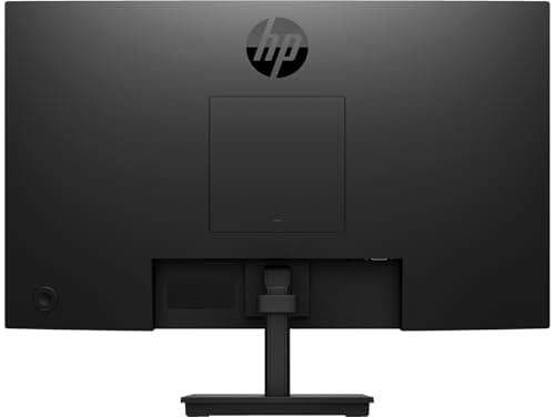HP 24" FHD VA Monitor with 5 ms Response Time, Anti-Glare, Flicker Free, VESA Mount (100x100mm), HDMI, VGA & Dockztorm USB Port Expander, Black Color (2025 Latest Model)