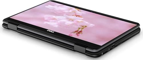 Dell 11" HD IPS Convertible Chromebook with Touchscreen, Intel Quad-Core Processor Up to 2.2GHz, 4GB Ram, 32GB Storage, Ultra-Fast WiFi, Chrome OS, Dark Black (Renewed)