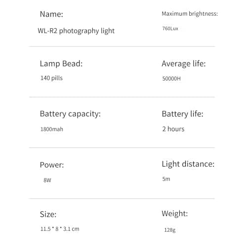 Rechargeable LED Selfie Light Clip On Video Light for Phone Camera Laptop with Adjustable 3 Light Mode for Photography