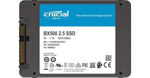 Crucial BX500 500GB SATA LLL 2.5" SSD