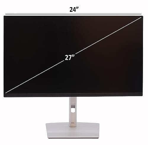 Dell 27 inch Monitor, P2725H Full HD 1080p Computer Monitor, Anti Glare 16:9 IPS Computer Screen, LCD 60Hz Monitor with Slim Design for Home and Office, Mouse Pad Included