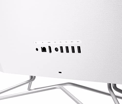 HP 2024 AIO-24-DF1000 Desktop 23.8" 1920 x 1080 IPS Intel Core i3-1115G4 2-Core Intel UHD Graphics 8GB DDR4 256GB SSD Windows 11 Pro Bluetooth 4.2 Wi-Fi White Wired Keyboard and Mouse