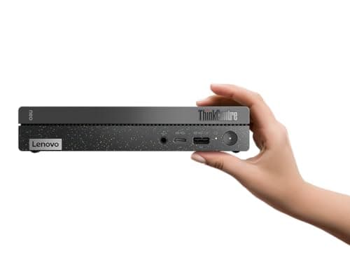 Lenovo ThinkCentre 50q Gen 4 Business Mini Desktop, 13th Gen Intel Core i5-13420H, 32GB RAM, 1TB SSD, Display Port, Wired Keyboard & Mouse, Wi-Fi 6, Windows 11 Pro, Black