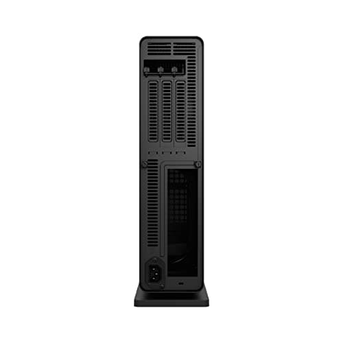 Fractal Design Ridge Black - PCIe 4.0 Riser Card Included - 2X 140mm PWM Aspect Fans Included - Type C USB - m-ITX PC Gaming Case