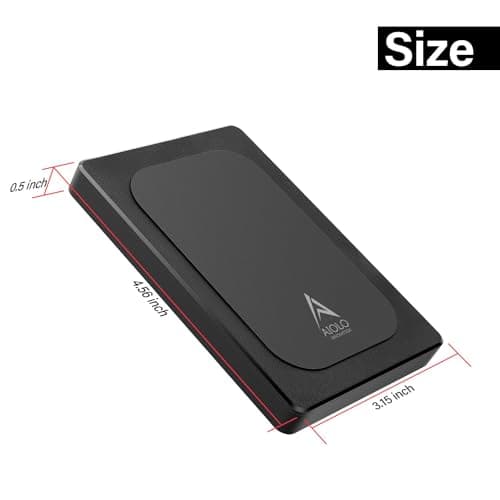 1TB External Hard Drive Ultra Slim Portable HDD-USB 3.0 USB-C for PC, Mac, Laptop, PS4, Xbox one,Xbox 360