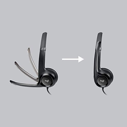 Logitech New h390 USB Headset with noisecanceling Microphone Bulk Packaging, 5.8 Ounce
