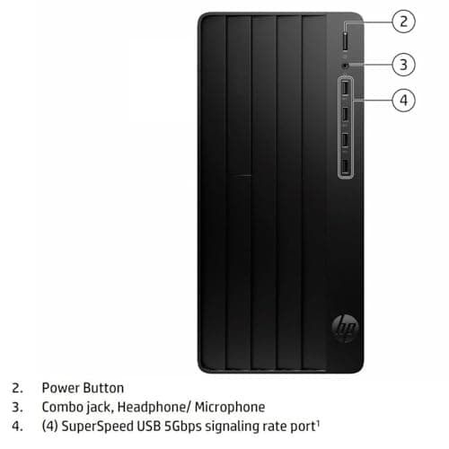 HP Tower Business Desktop Computer, 13th Gen Intel 4-Core Processor (Beat i5-12400), 32GB DDR4 RAM, 1TB PCIe SSD, WiFi Adapter, RJ-45, HDMI, VGA, KB & Mouse, Windows 11 Pro