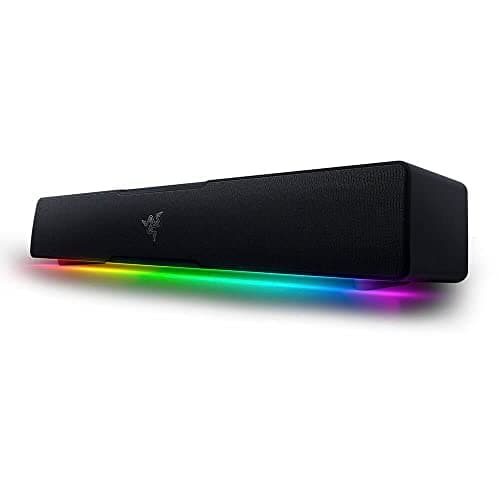 Razer Leviathan V2 X PC Soundbar with Full-Range Drivers - Compact Design - Chroma RGB - USB Type C Power and Audio Delivery - Bluetooth 5.0 - for PC, Laptop, Smartphones, Tablets & Nintendo Switch