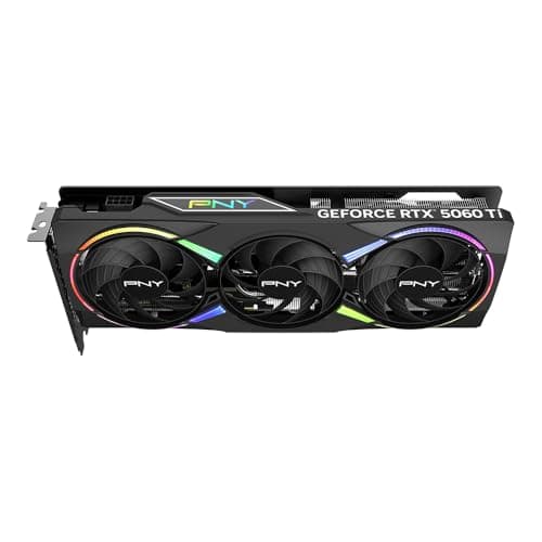 PNY GeForce RTX™ 5060 Ti 16GB Epic-X RGB™ Overclocked Triple Fan GPU DLSS 4
