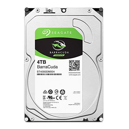 Seagate BarraCuda 4TB Internal Hard Drive HDD – 3.5 Inch Sata 6 Gb/s 5400 RPM 256MB Cache For Computer Desktop PC – Frustration Free Packaging ST4000DMZ04/DM004