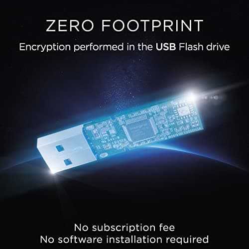 32GB Secure 360 Encrypted USB3.0 Flash Drive (256-bit AES Encryption)