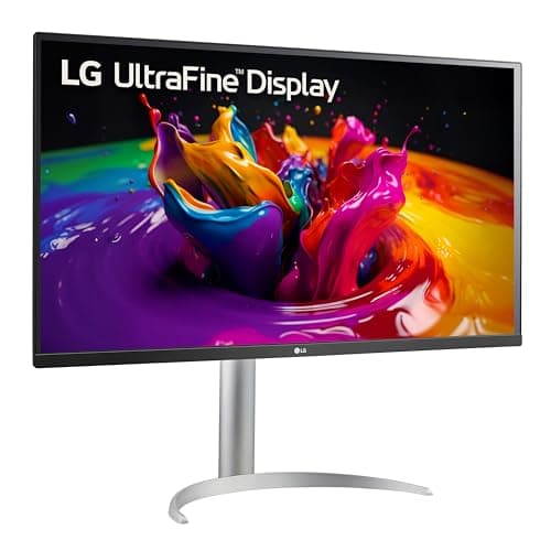 LG 32UP83AK-W 32-inch Ultrafine 4K UHD (3840 x 2160) IPS Computer Monitor, 60Hz, HDR10, Built-in Speaker, Reader Mode, HDMI, DisplayPort, USB Type-C 60W PD, Tilt/Height/Pivot Adjustable Stand, White