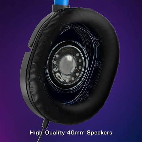 Turtle Beach Recon 50 PlayStation Gaming Headset - PS5, PS4, Xbox Series X, Xbox Series S, Xbox One, Mobile & PC with 3.5mm - Removable Mic, 40mm Speakers