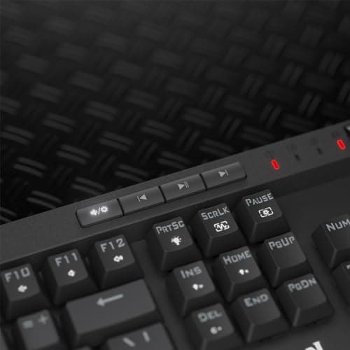 Redragon K580 PRO Wireless RGB Gaming Keyboard, 3-Modes 104 Keys Mechanical Keyboard w/Hot-Swap Socket, Dedicated Media Controls & Onboard Macro Recording, Linear Red Switch