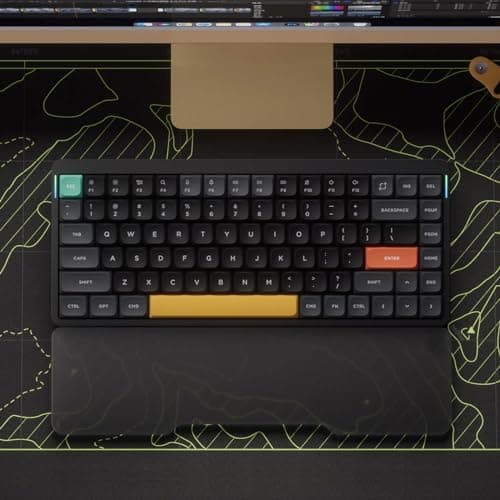 nuphy Air75 V2 Portable 75% Low Profile Mechanical Keyboard,Wireless Keyboard,Supports Bluetooth/2.4G/USB-C RGB Bluetooth Keyboards,Compatible with Windows/Mac OS/Linux Systems-Gateron Brown Switch
