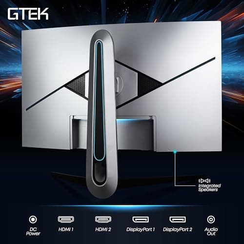 GTek 240Hz 2K Gaming Monitor, 27 Inch Display Full WQHD 2560 x 1440P, Extreme Low Motion Blur, Fast IPS 1ms MPRT, DisplayPort/HDMI, VESA - Q2740P
