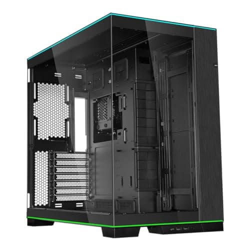 Lian Li O11D EVO RGB E-ATX gaming dual chamber case - ARGB lighting strips - Up to 420mm radiator - Cable management - Front and side tempered glass panels - Reversible chassis (O11DERGBX.US)