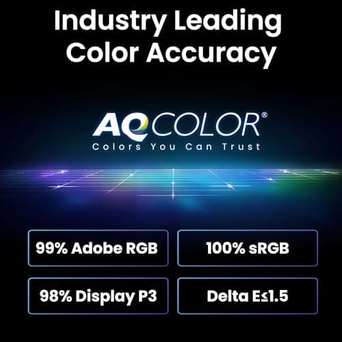 BenQ SW242Q 24-inch 2K 90W USB-C 16:10 Photographer MacBook/Windows Compatible Monitor, 99% Adobe RGB, 100% sRGB, Hardware Calibration, 90W USB-C, TUV Anti-Reflection Cert., 16-bit 3D LUT, HDR10