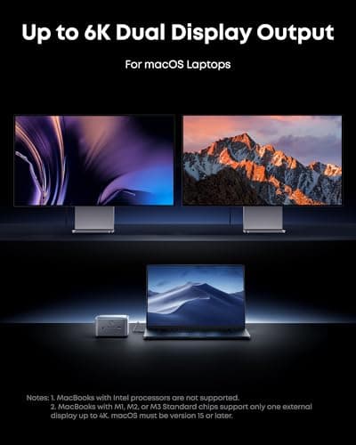 Anker Prime TB5 Docking Station, 14-in-1 Thunderbolt 5 Dock with 120Gbps Max Transfer, 140W Max Charging, Ambient LED Lighting, Cooling System, Up to 8K Display for Thunderbolt 5/4 Laptops