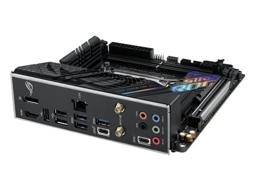ASUS ROG Strix B760-I Gaming WiFi 6E Intel® B760(13th and 12th Gen)LGA 1700 mini-ITX motherboard,8 + 1 power stages,DDR5 up to 7600 MT/s, PCIe 5.0,2xM.2 slots,USB 3.2 Gen 2x2 Type-C,Aura Sync RGB