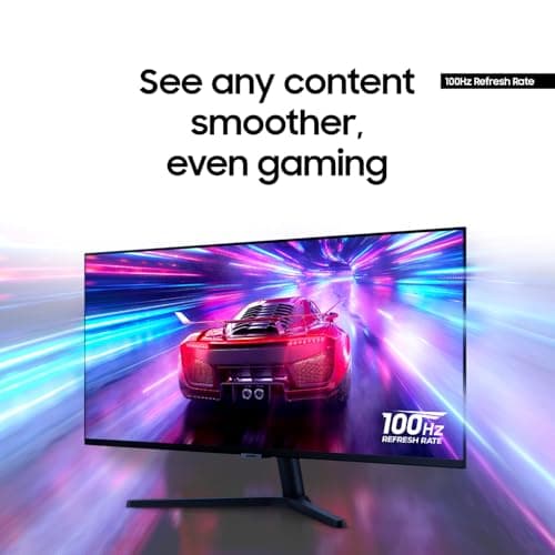 SAMSUNG 34" ViewFinity S50GC Series Ultra-WQHD Monitor, 100Hz, 5ms, HDR10, AMD FreeSync, Eye Care, Borderless Design, PIP, PBP, LS34C502GANXZA, 2023, Black