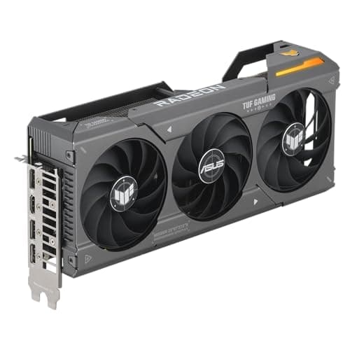 ASUS TUF Gaming Radeon™ RX 7600 XT OC Edition 16GB GDDR6 Graphics Card (AMD RDNA™ 3, PCIe 4.0, HDMI 2.1, DisplayPort 2.1, Axial-tech Fan Design, Auto-Extreme Technology, GPU Tweak III, and More)