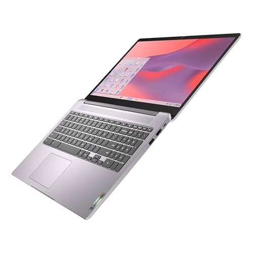 Lenovo Chromebook 15 (15.6" FHD Display, 4GB RAM, 128GB Storage (64GB eMMC + 64GB SD Card) 2TB Cloud Storage, Intel Celeron), Home & Student Laptop, Webcam, Wi-Fi 6, 10-Hr Long Battery Life, Chrome OS