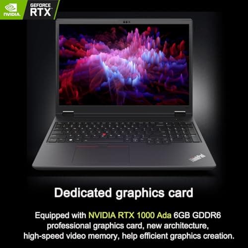 Lenovo ThinkPad P16v Gen 2 Mobile Workstation Laptop (16" 4K 100%DCI-P3, NVIDIA RTX 1000 Ada 6GB, Intel Ultra 7 155H, 64GB DDR5 RAM, 2TB SSD) 800 nits, 2 x Thunderbolt 4, 5MP IR Webcam, Win 11 Pro