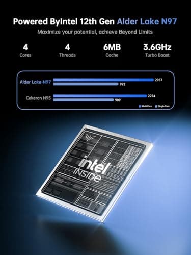 2025 New 15.6" Laptop, Laptop Computer with Intel N97 Processo(Up to 3.6GHz), 16GB DDR4 512GB SSD Windows 11 Laptop for Home Business and Student, 1080P, USB3.2, Long Battery Life