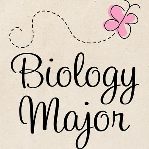 CafePress Cute Biology Major Tote Bag Natural Canvas Tote Bag, Reusable Shopping Bag