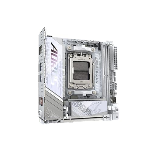 GIGABYTE X870I AORUS PRO ICE AMD AM5 LGA 1718 Motherboard, Mini-ITX, DDR5, 2X M.2, PCIe 5.0, USB-C, WIFI7, 2.5GbE LAN, EZ-Latch, 5-Year Warranty