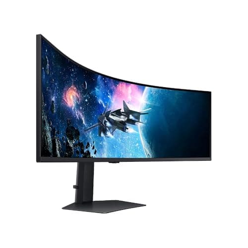 SAMSUNG LS49CG954E 49 inch Odyssey G9 G95C DQHD 240Hz 1ms(GtG) DisplayHDR 1000 Curved Gaming Monitor (Renewed) Bundle with 2 YR CPS Enhanced Protection Pack