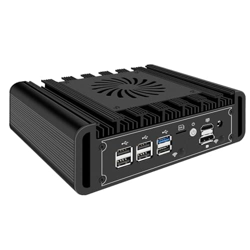 Mini PC N100 Firewall Hardware Intel 82599ES 2 x 10GbE SFP+, 3 x i226V 2.5GbE LAN OPNsense Appliance,AES-NI, 2HD, SIM Card Slot, M.2 WiFi Slot,NO RAM NO SSD