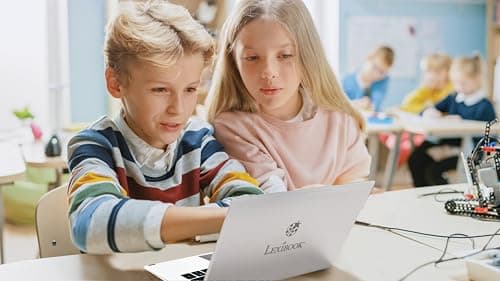 Lexibook LAPTAB 11, Laptop with Touch Screen, Designed for The Whole Family, Educational and Fun Content, Powered by Android™, Parental Control, Ultra Thin and Light, LT11EN