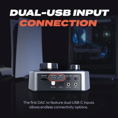 G8 – Hi-Res Gaming USB DAC with Dual USB Audio Mixing and Fully Customizable Acoustic Engine and 10-Band Equalizer